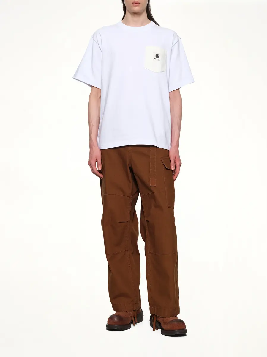 Sacai Carhartt Wip Cotton Jersey T-shirt | Thumbnail 4 Sacai Carhartt Wip Cotton Jersey T-shirt | Thumbnail 4