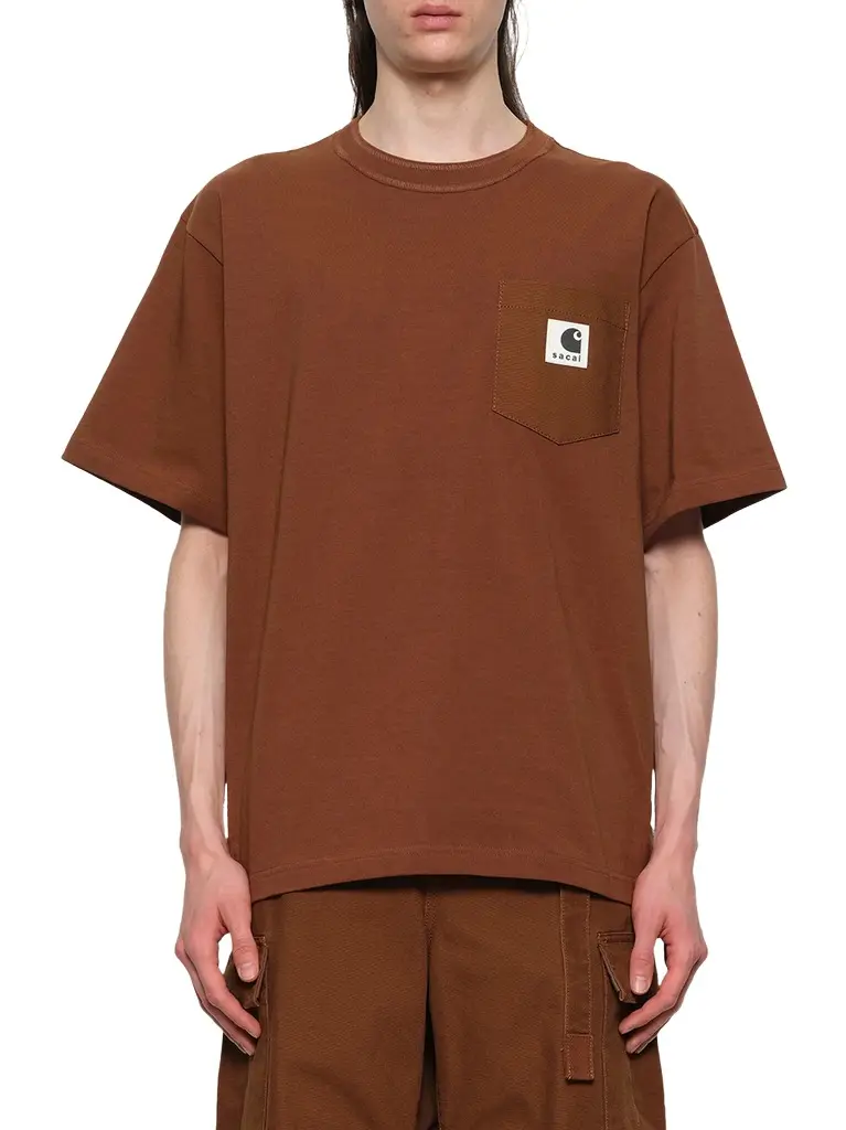 Sacai Carhartt Wip Cotton Jersey T-shirt | Image 1 Sacai Carhartt Wip Cotton Jersey T-shirt | Image 1