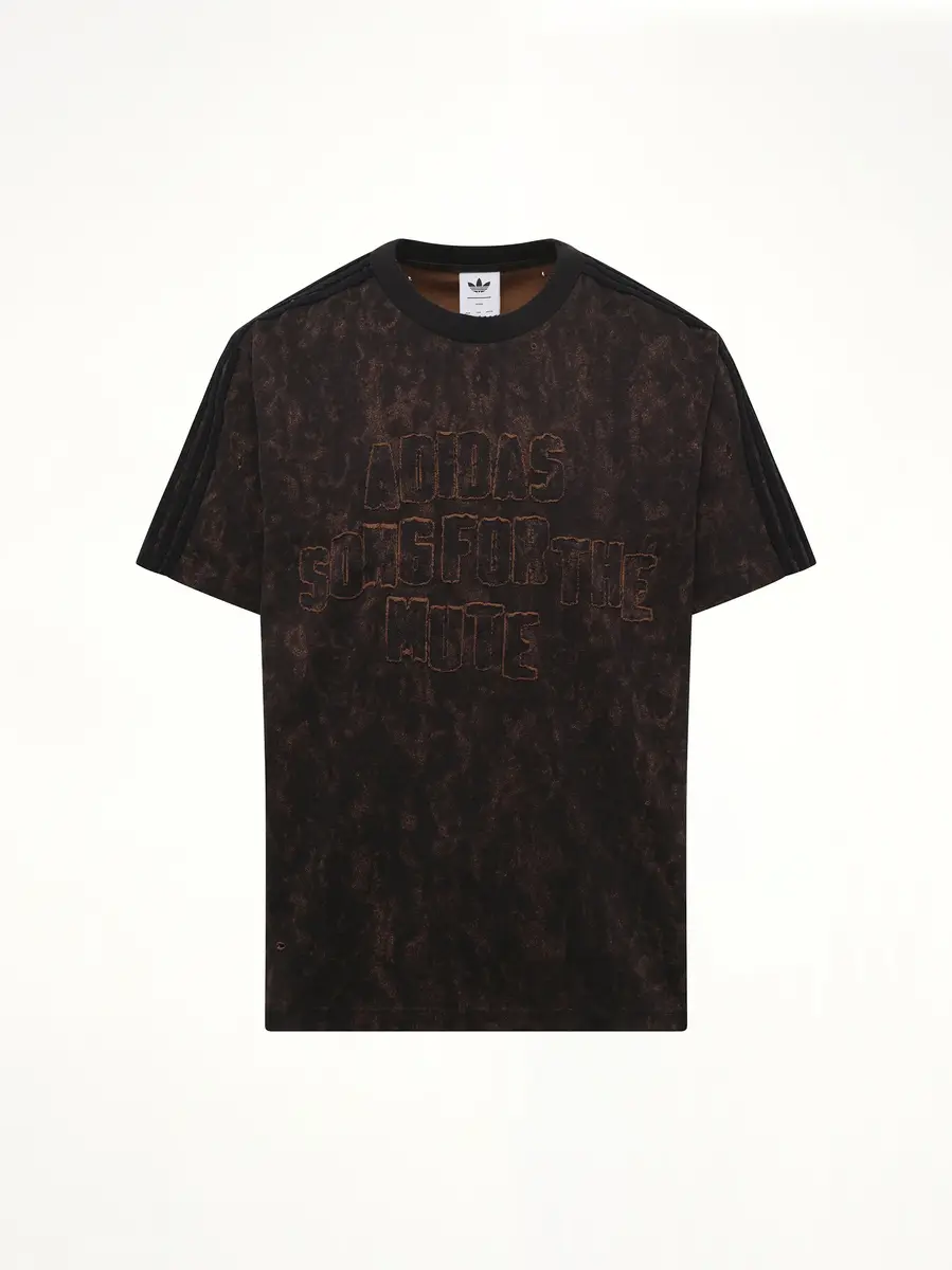 Song for the Mute Bleaching Effect T-shirt in Black/wild Brown | Thumbnail 3 Song for the Mute Bleaching Effect T-shirt in Black/wild Brown | Thumbnail 3