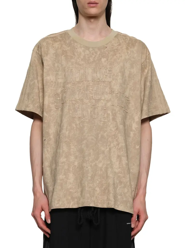 Song for the Mute Bleaching Effect T-shirt in Clay/savannah Clay