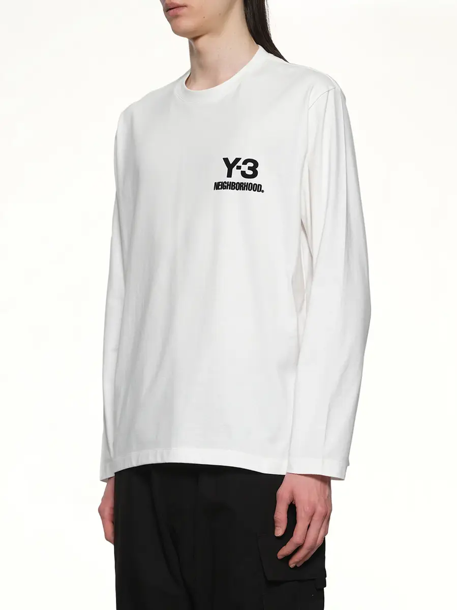 Y-3 Y-3 X Nbhd Logo Ls T-shirt | Thumbnail 2 Y-3 Y-3 X Nbhd Logo Ls T-shirt | Thumbnail 2