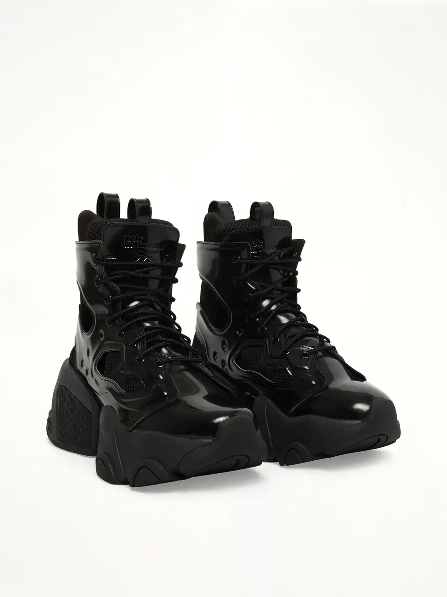 NOIR KEI NINOMIYA Noir Kei Ninomiya X Reebok High Sneaker | Thumbnail 3 NOIR KEI NINOMIYA Noir Kei Ninomiya X Reebok High Sneaker | Thumbnail 3