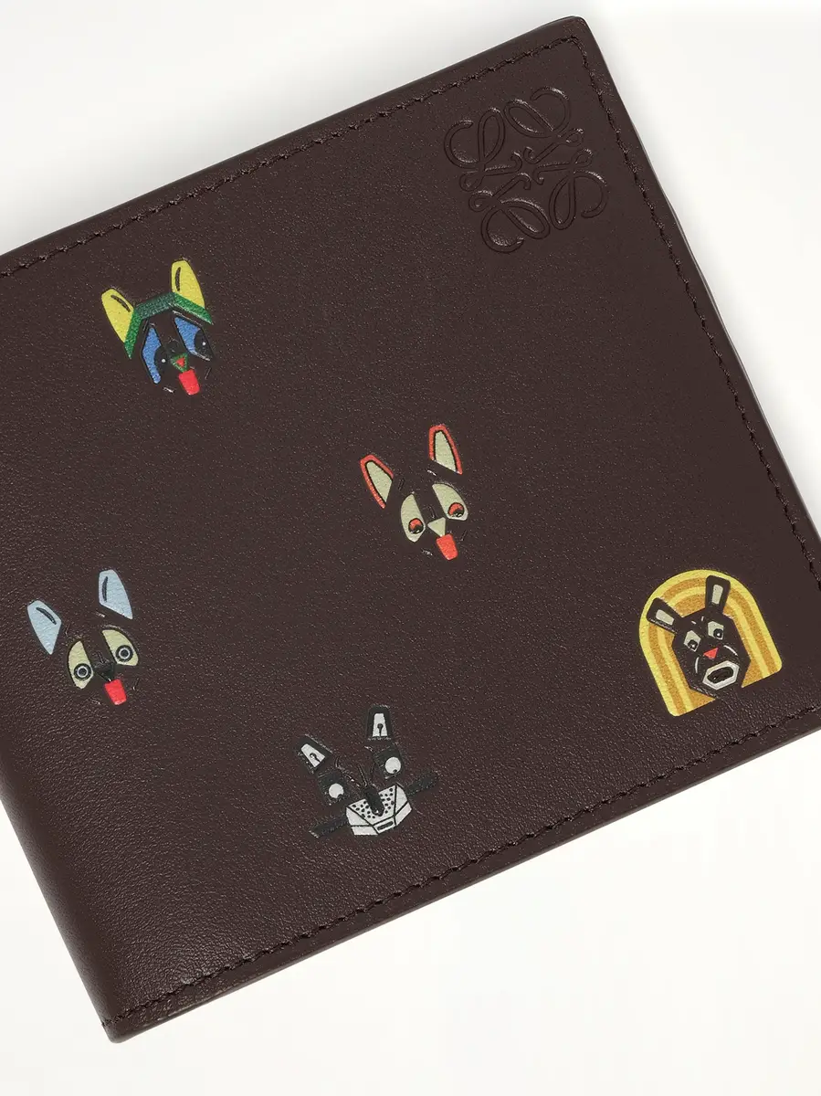 Loewe Bifold Wallet Allover Cats | Thumbnail 4 Loewe Bifold Wallet Allover Cats | Thumbnail 4