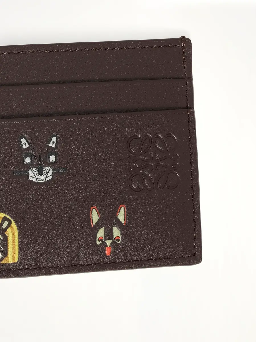 Loewe Plain Cardholder Allover Cats | Thumbnail 2 Loewe Plain Cardholder Allover Cats | Thumbnail 2