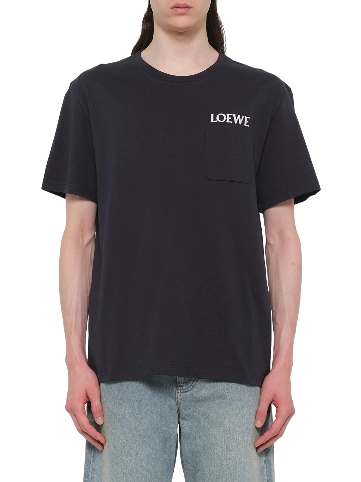 Loewe Loewe Relaxed Fit T-shirt in Dark Navy Blue