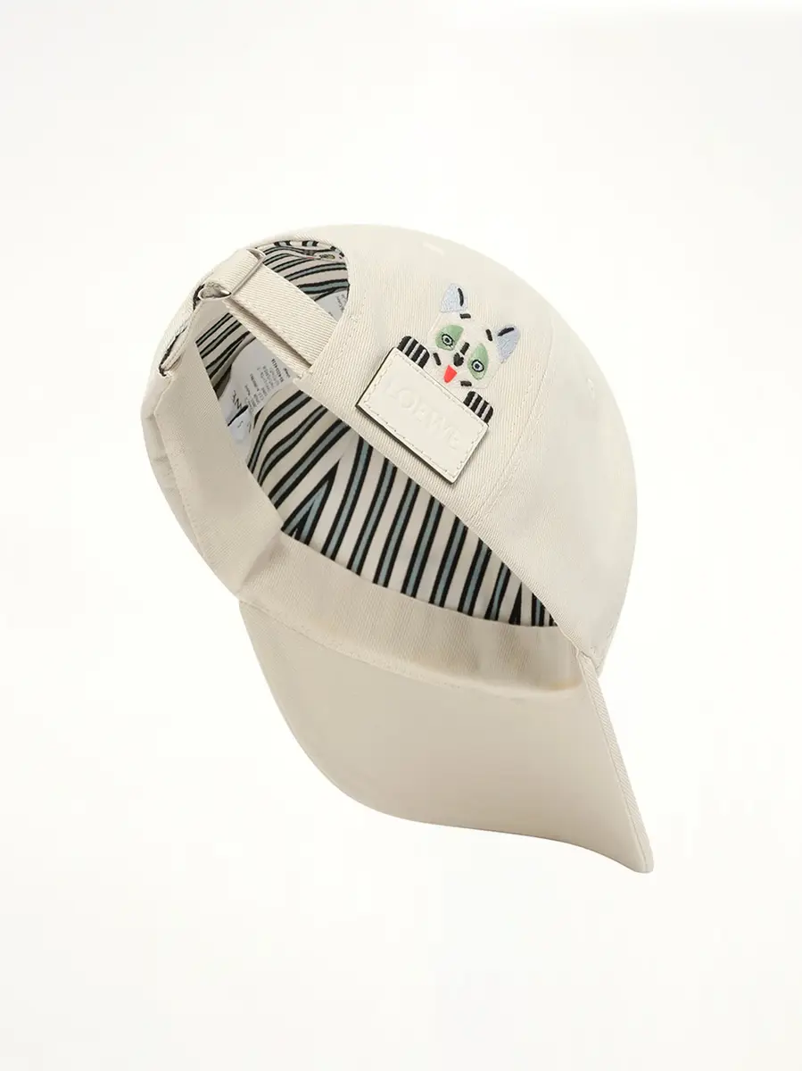 Loewe Louis Wain Loewe Cap in Soft White | Thumbnail 2 Loewe Louis Wain Loewe Cap in Soft White | Thumbnail 2
