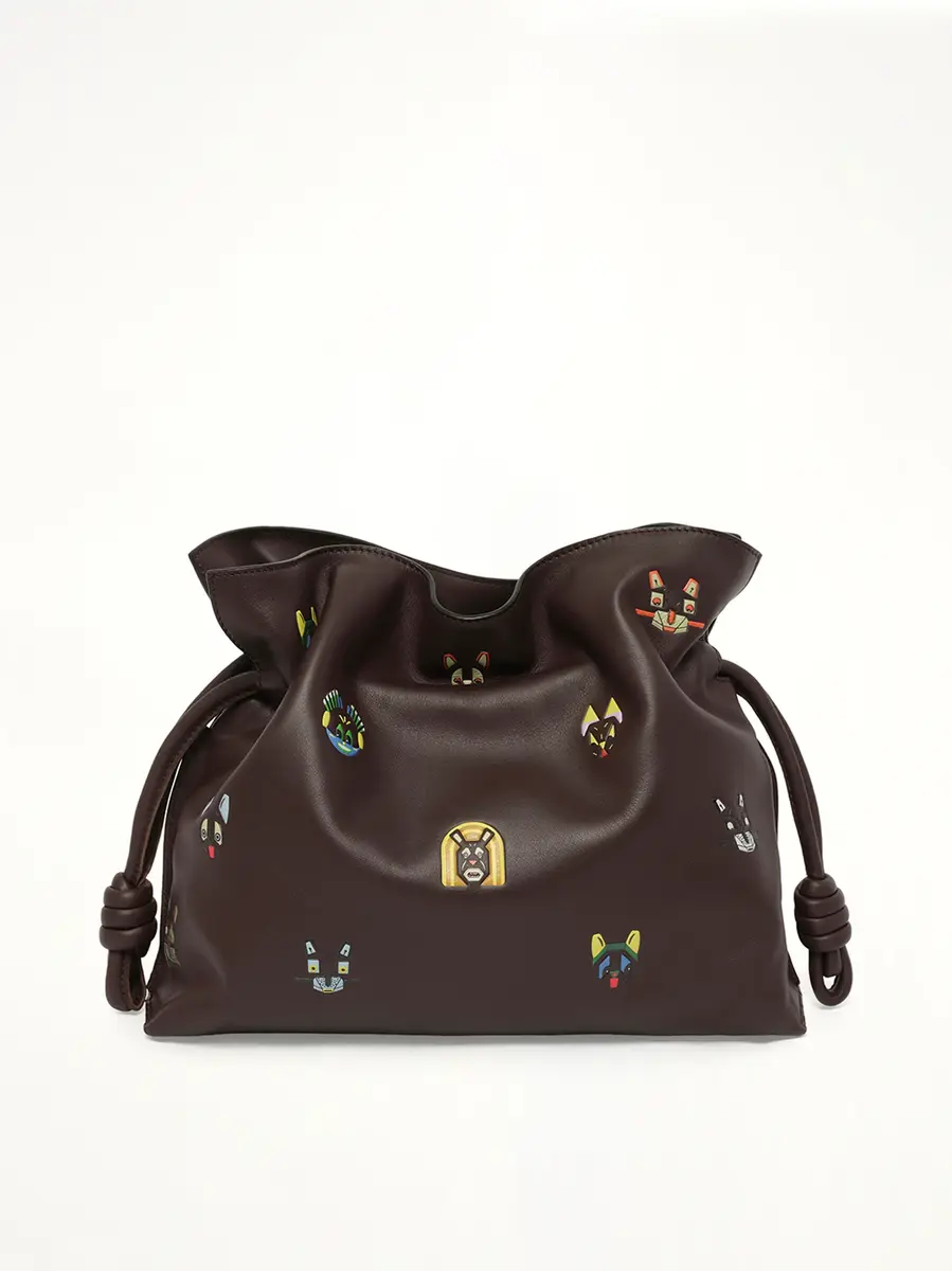 Loewe Flamenco Clutch Allover Cats Medium Bag | Thumbnail 2 Loewe Flamenco Clutch Allover Cats Medium Bag | Thumbnail 2