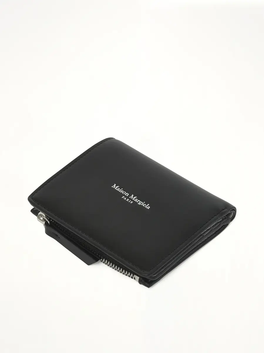 Maison Margiela Maison Margiela Flip Wallet in Black/silver | Thumbnail 4 Maison Margiela Maison Margiela Flip Wallet in Black/silver | Thumbnail 4
