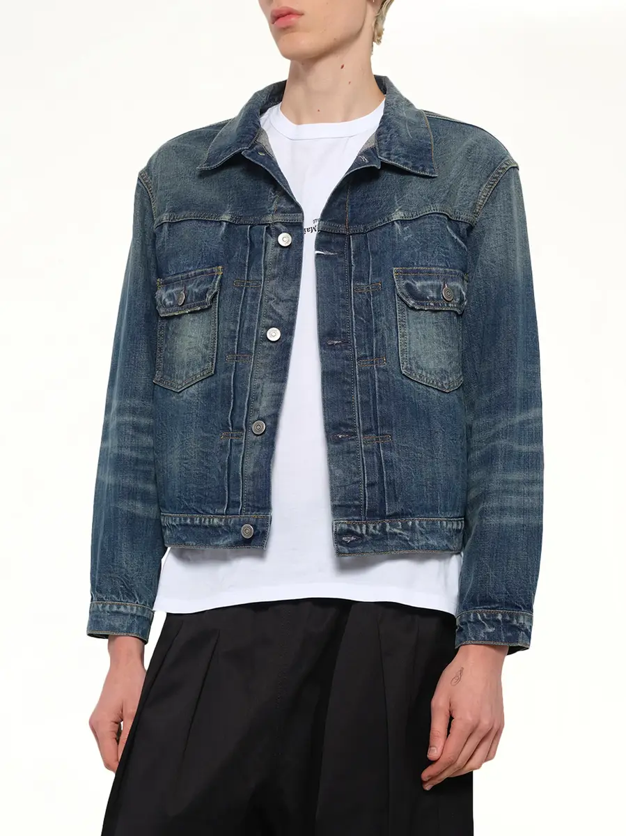 Maison Margiela Denim Jacket in Blue Wash | Thumbnail 6