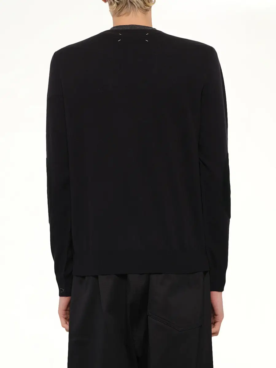 Maison Margiela Two-tone Cardigan in Grey/black | Thumbnail 5