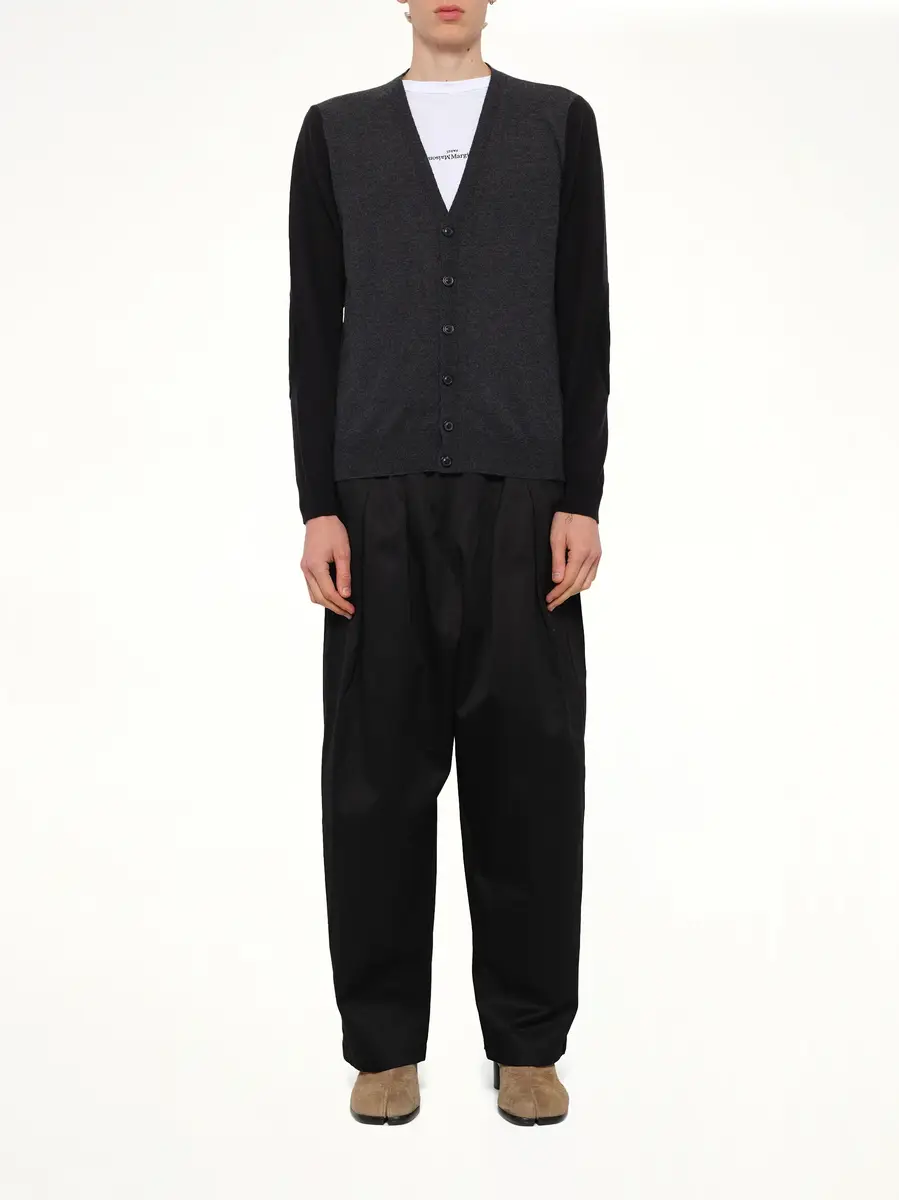 Maison Margiela Two-tone Cardigan in Grey/black | Thumbnail 7