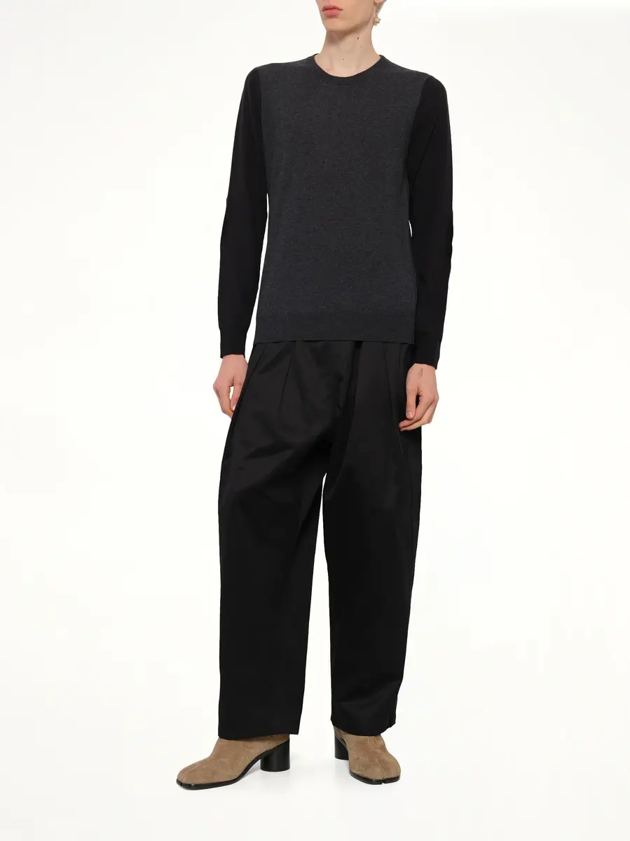 Maison Margiela Two-tone Sweater in Grey/black | Thumbnail 4 Maison Margiela Two-tone Sweater in Grey/black | Thumbnail 4