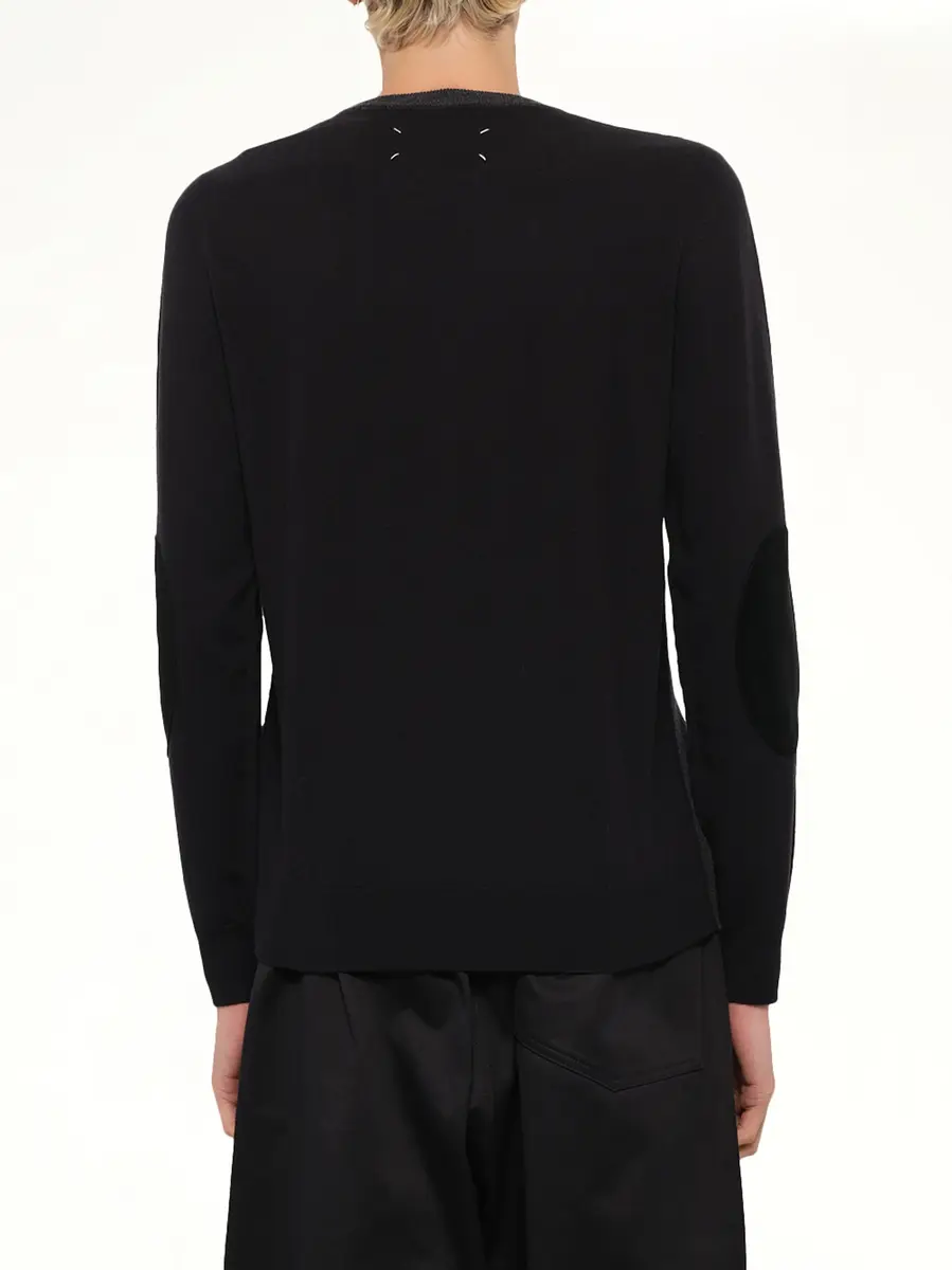 Maison Margiela Two-tone Sweater in Grey/black | Thumbnail 5 Maison Margiela Two-tone Sweater in Grey/black | Thumbnail 5