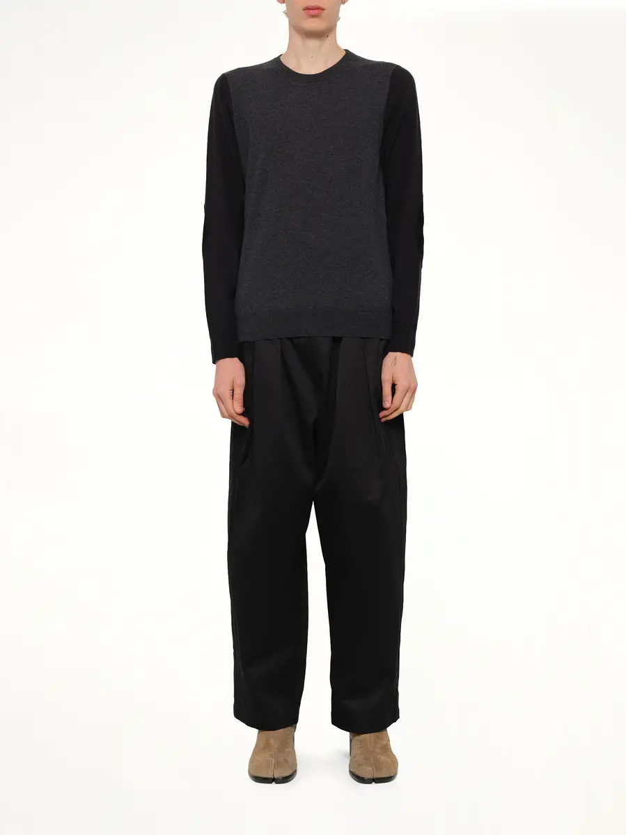 Maison Margiela Two-tone Sweater in Grey/black | Thumbnail 7 Maison Margiela Two-tone Sweater in Grey/black | Thumbnail 7
