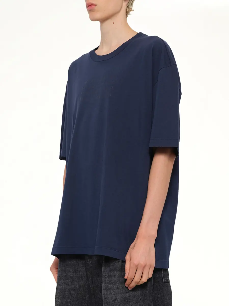Maison Margiela Maison Margiela Logo T-shirt in Vintage Blue | Thumbnail 2 Maison Margiela Maison Margiela Logo T-shirt in Vintage Blue | Thumbnail 2
