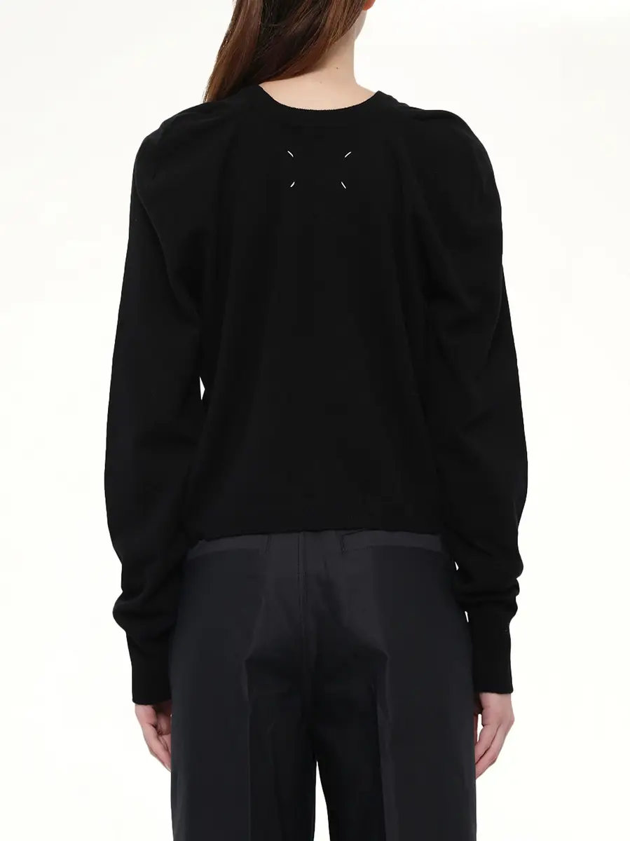 Maison Margiela Gauge 14 Gathered Sweater | Thumbnail 5 Maison Margiela Gauge 14 Gathered Sweater | Thumbnail 5