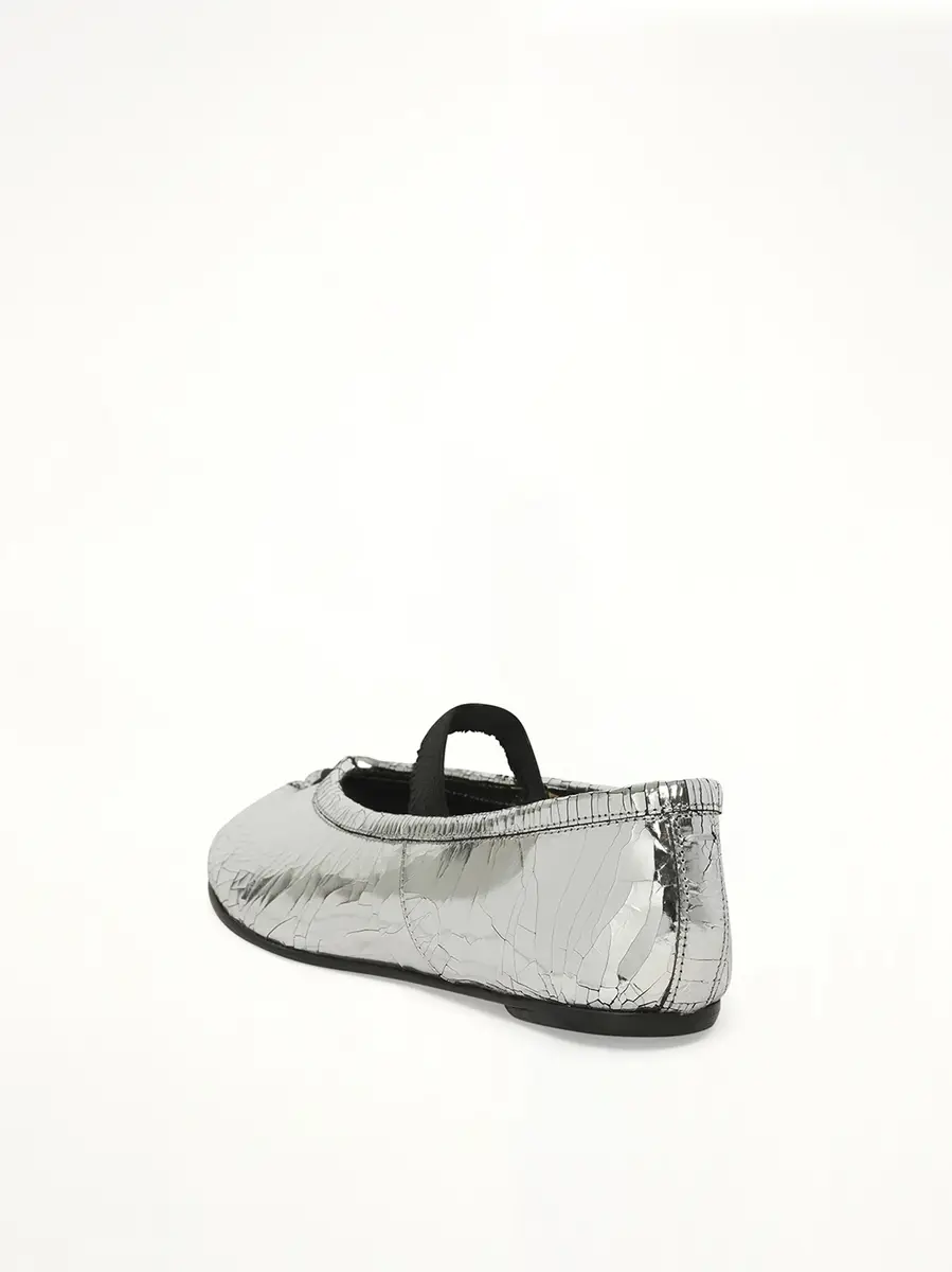 Maison Margiela Broken Mirror Ballerina in Silver/black | Thumbnail 2 Maison Margiela Broken Mirror Ballerina in Silver/black | Thumbnail 2