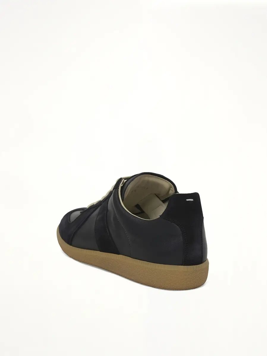 Maison Margiela Replica Leather Sneaker in Blue Nights | Thumbnail 2