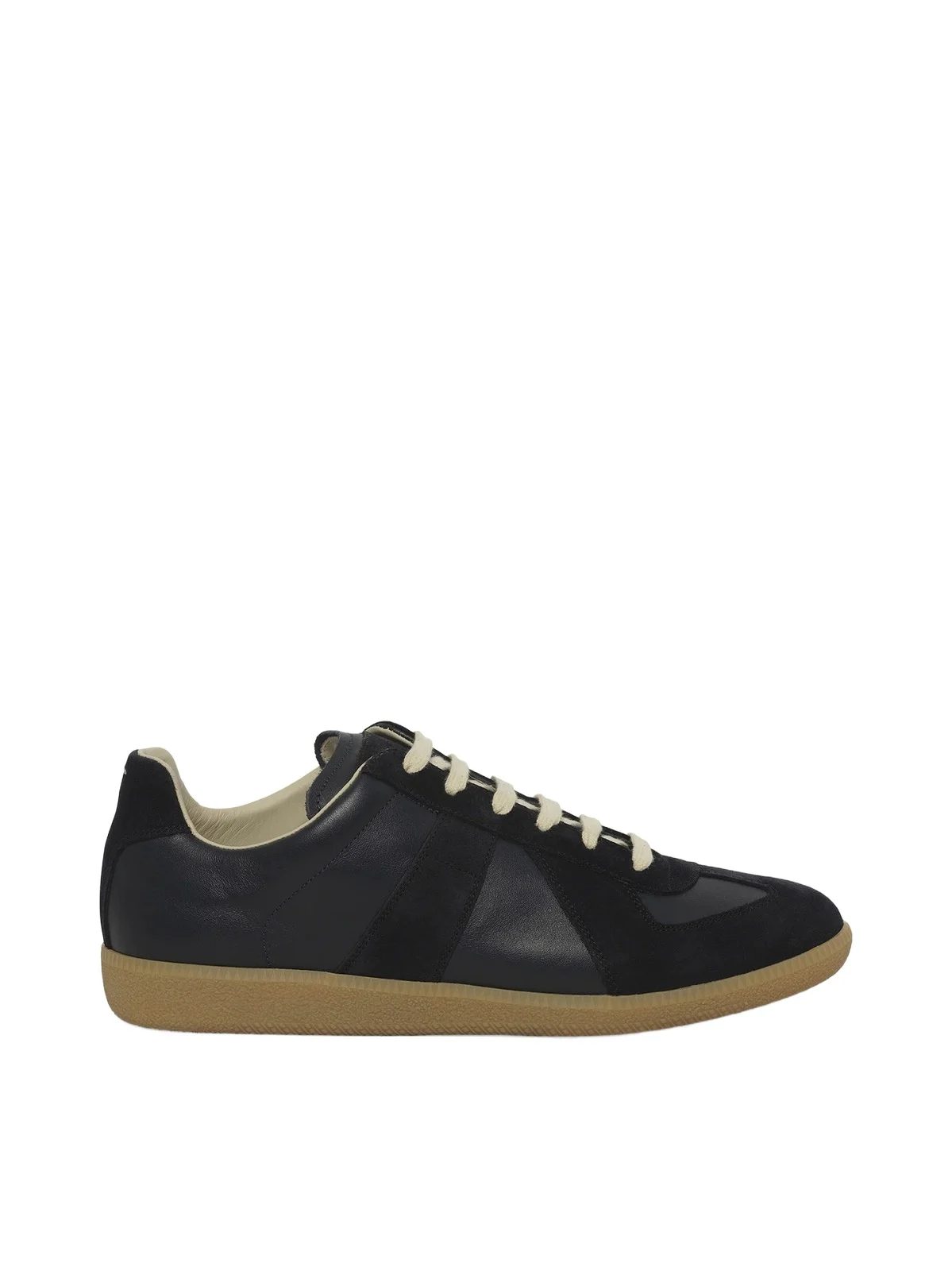 Maison Margiela Replica Leather Sneaker in Blue Nights