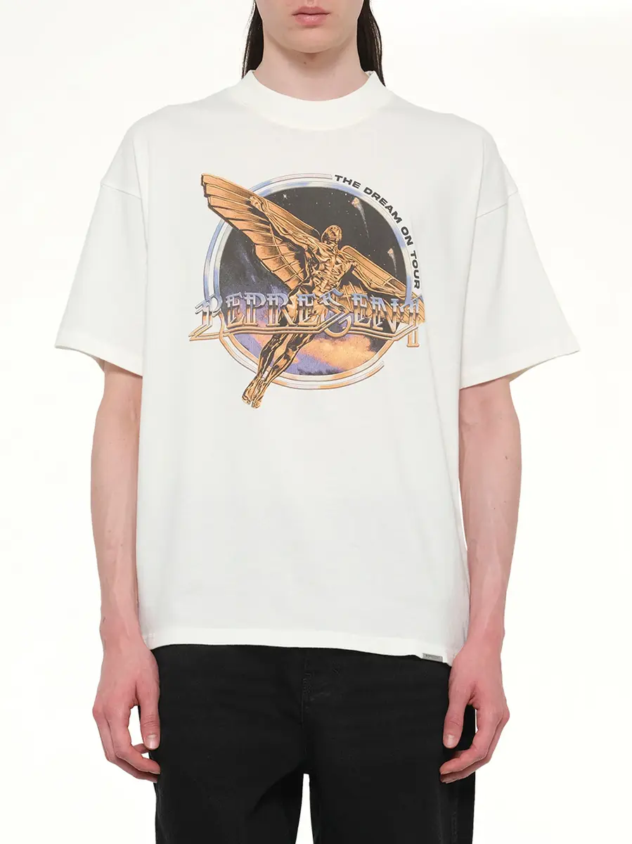 Represent Golden Tour T-shirt in Flat White | Thumbnail 6 Represent Golden Tour T-shirt in Flat White | Thumbnail 6