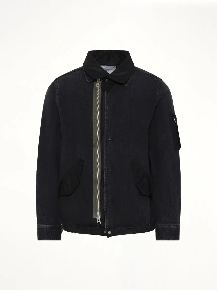 Sacai Denim x Nylon Twill Blouson | Thumbnail 3