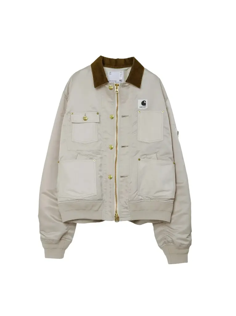 Sacai Carhartt Wip Nylon Twill x Duck Blouson | Image 1 Sacai Carhartt Wip Nylon Twill x Duck Blouson | Image 1