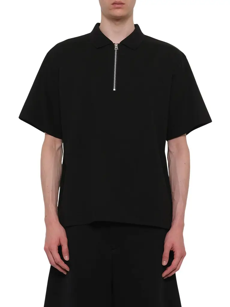 Sacai Cotton Jersey Polo | Image 1 Sacai Cotton Jersey Polo | Image 1