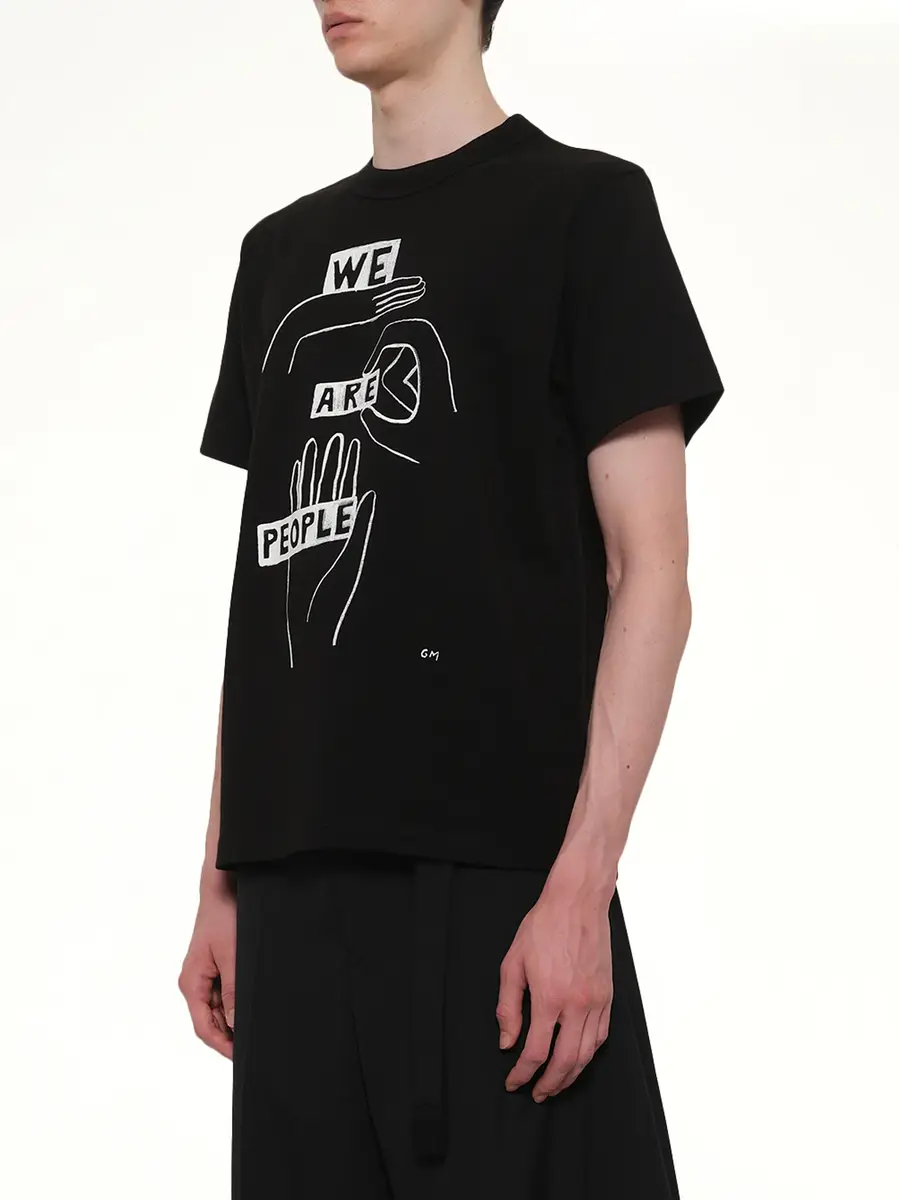 Sacai Geoff "We Are People" T-shirt | Thumbnail 2 Sacai Geoff "We Are People" T-shirt | Thumbnail 2