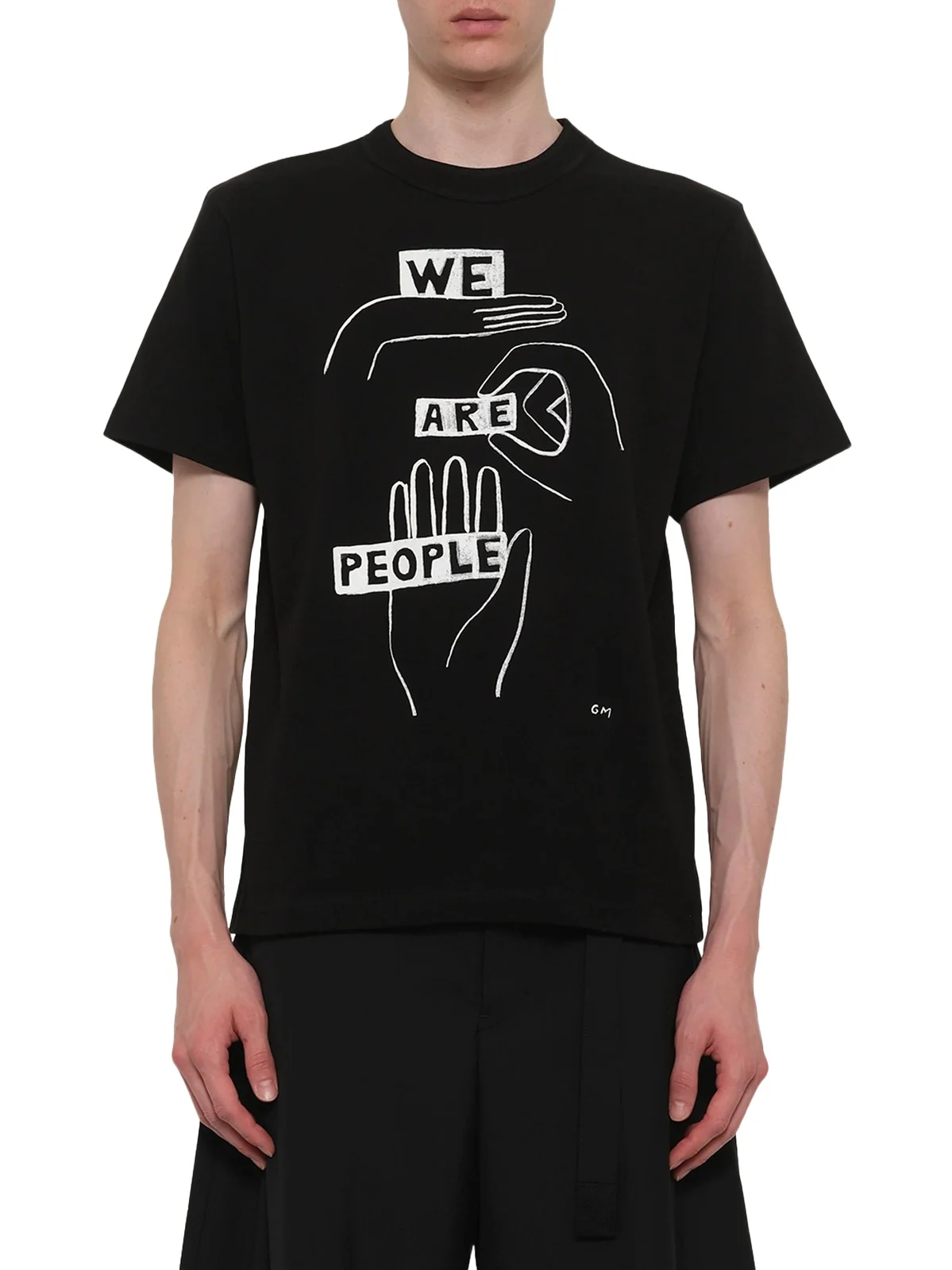 Sacai Geoff "We Are People" T-shirt