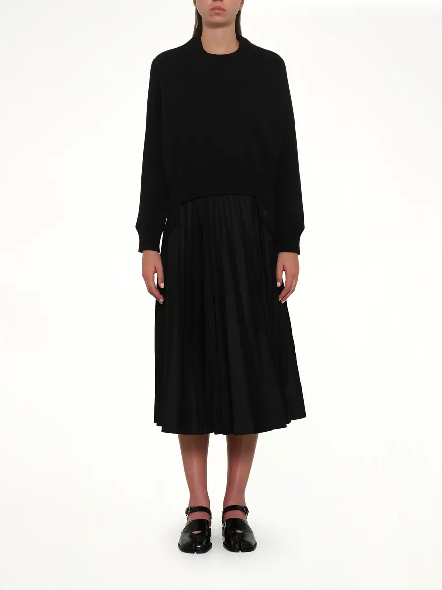 Sacai Cotton Cashmere Knit Pullover | Thumbnail 7 Sacai Cotton Cashmere Knit Pullover | Thumbnail 7