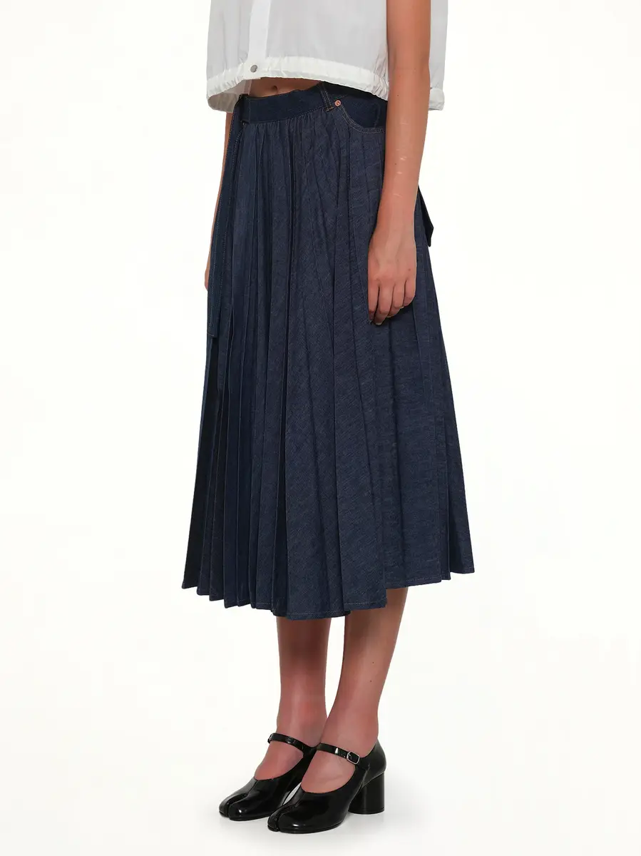 Sacai Denim Skirt | Thumbnail 2 Sacai Denim Skirt | Thumbnail 2