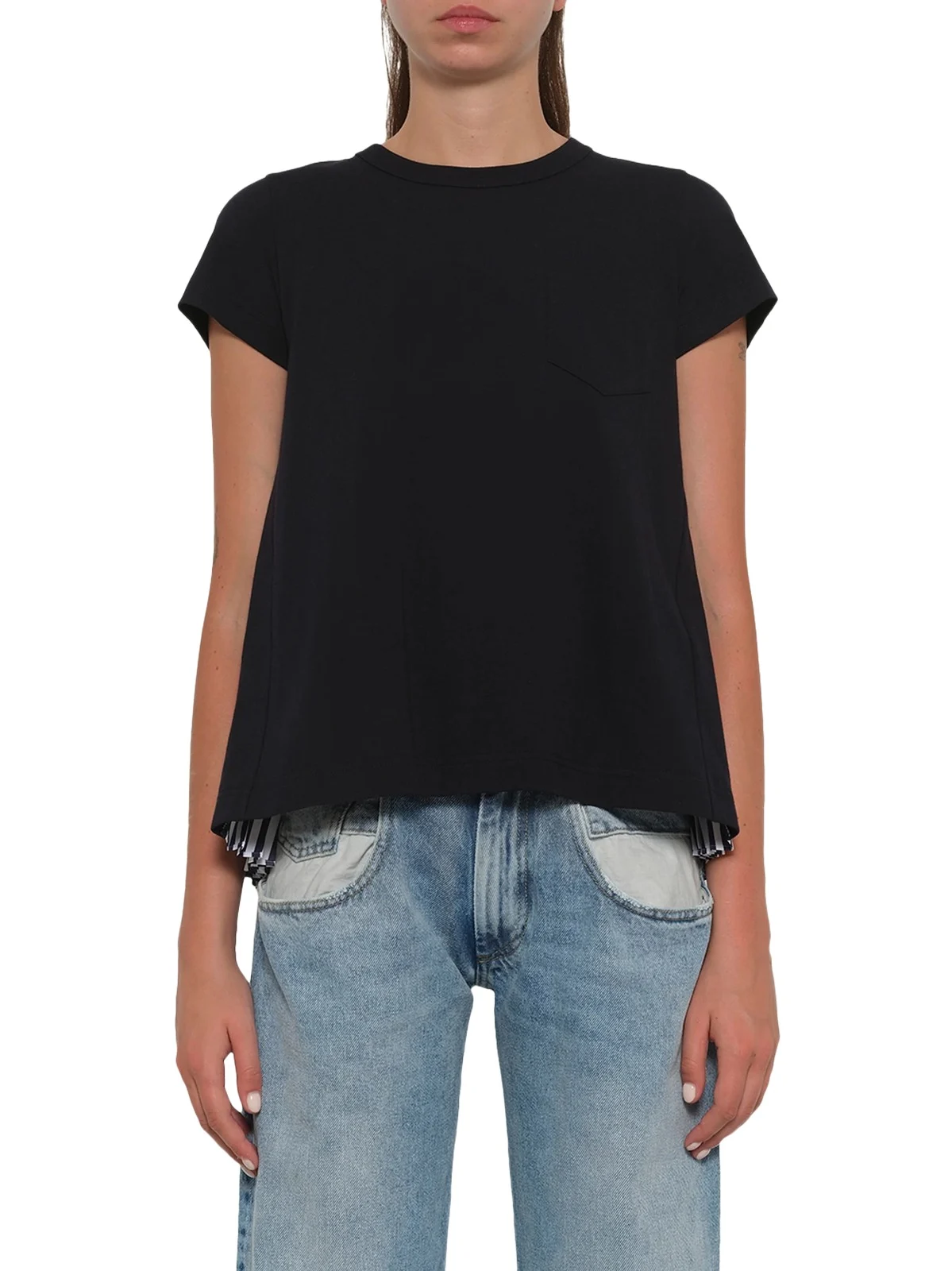 Cotton Poplin x Jersey T-shirt Cotton Poplin x Jersey T-shirt