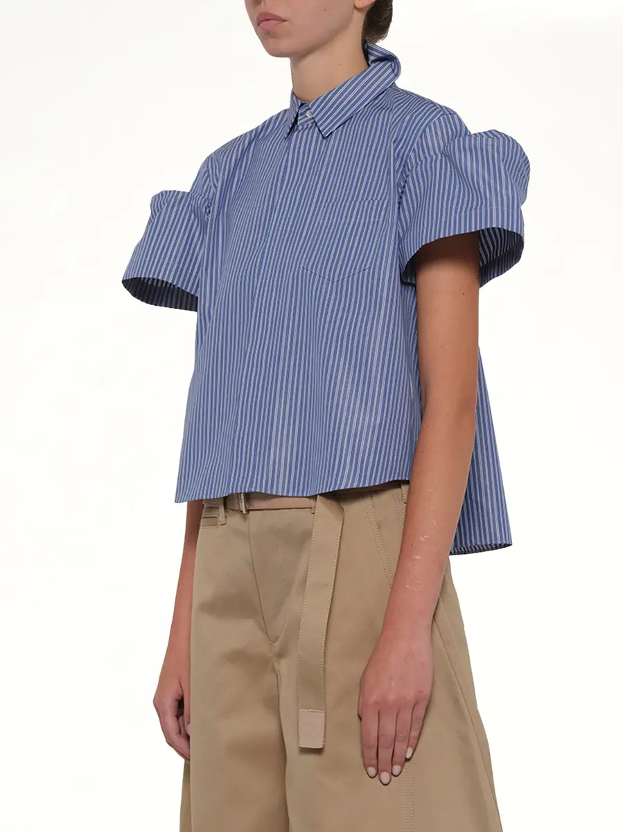 Sacai Poplin Stripe Shirt | Thumbnail 2 Sacai Poplin Stripe Shirt | Thumbnail 2