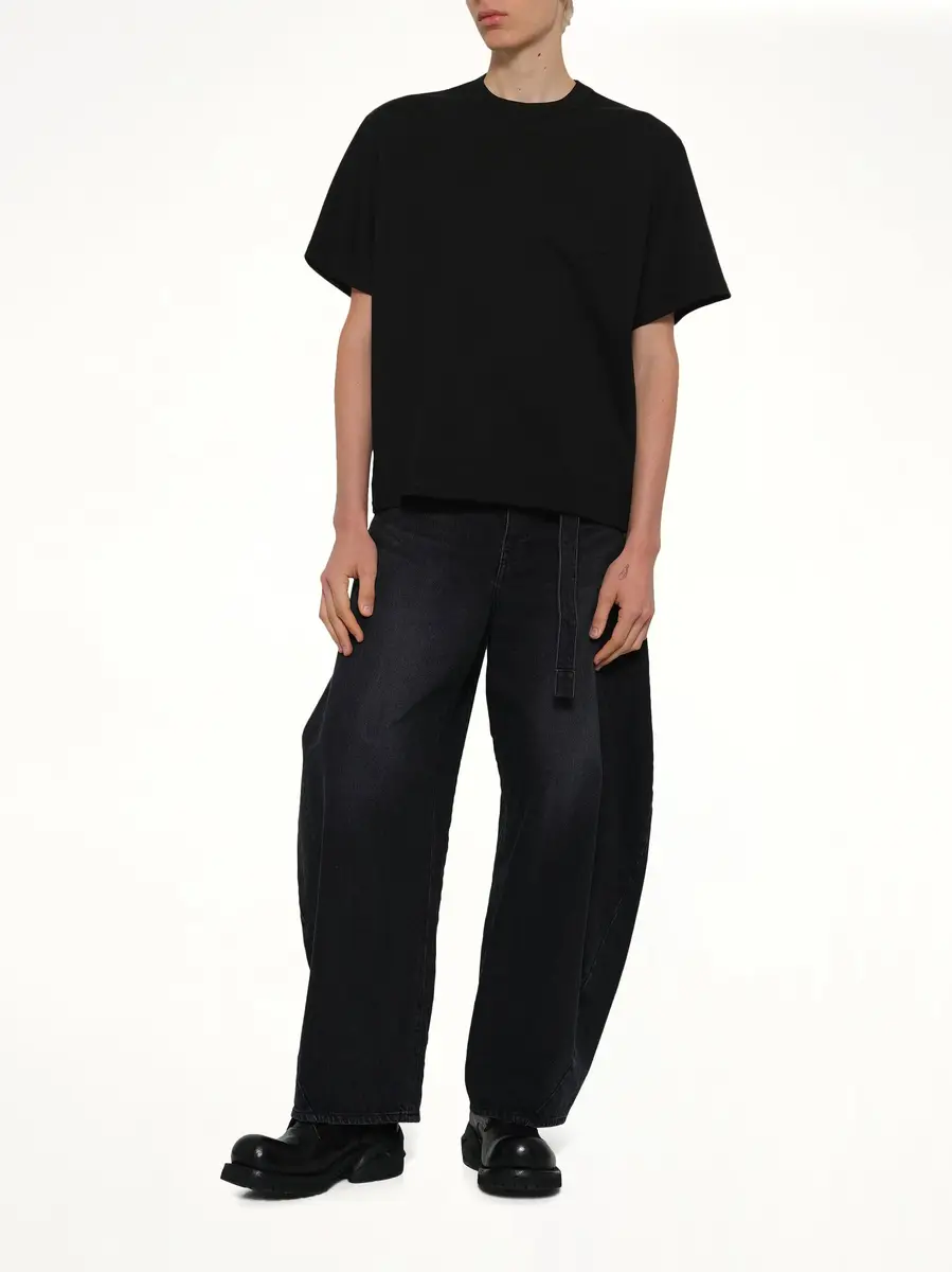 Sacai Cotton Jersey T-shirt | Thumbnail 4 Sacai Cotton Jersey T-shirt | Thumbnail 4