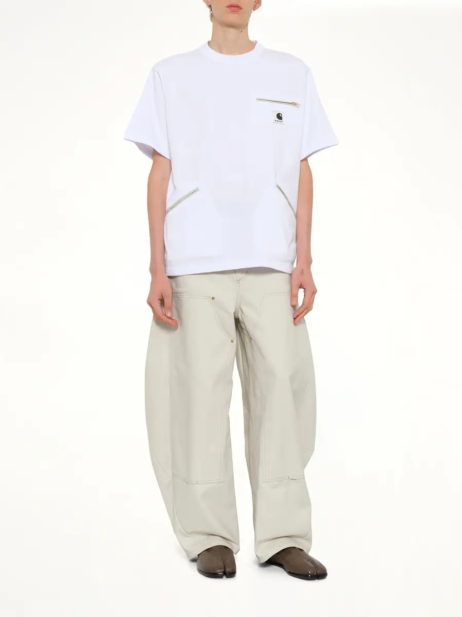 Sacai Carhartt Wip Cotton Jersey T-shirt | Thumbnail 4 Sacai Carhartt Wip Cotton Jersey T-shirt | Thumbnail 4