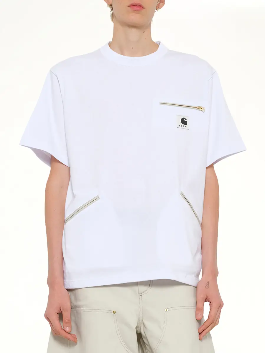 Sacai Carhartt Wip Cotton Jersey T-shirt | Thumbnail 6 Sacai Carhartt Wip Cotton Jersey T-shirt | Thumbnail 6