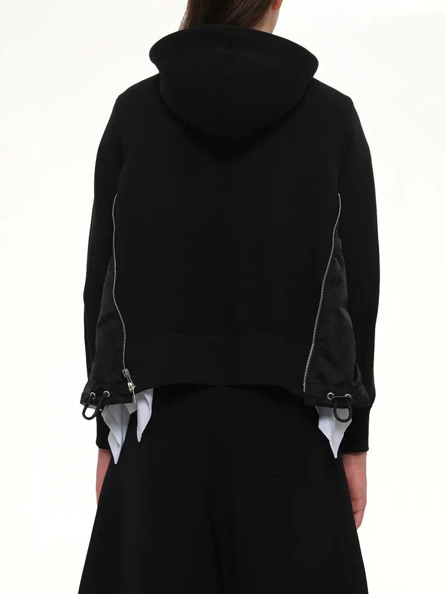 Sacai Sponge Sweat x Nylon Twill Hoodie | Thumbnail 5 Sacai Sponge Sweat x Nylon Twill Hoodie | Thumbnail 5