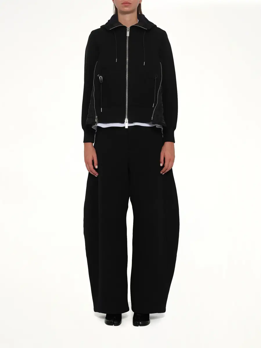 Sacai Sponge Sweat x Nylon Twill Hoodie | Thumbnail 7 Sacai Sponge Sweat x Nylon Twill Hoodie | Thumbnail 7
