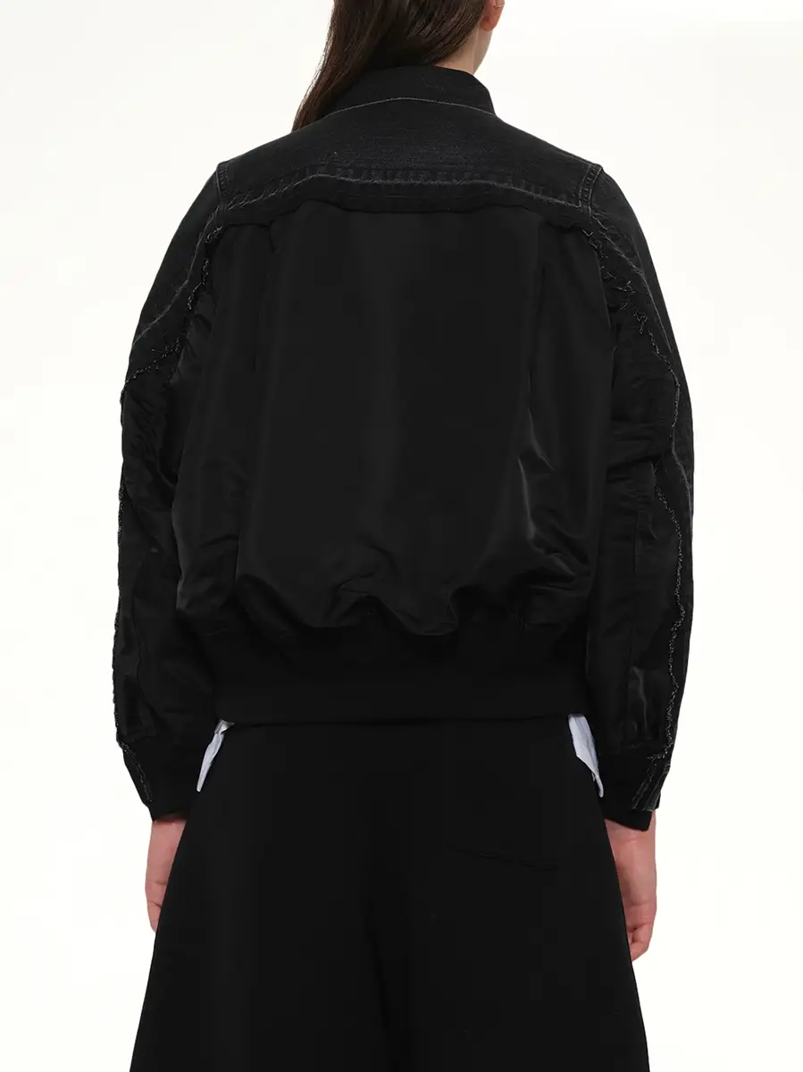 Sacai Denim x Nylon Twill Jacket | Thumbnail 5 Sacai Denim x Nylon Twill Jacket | Thumbnail 5