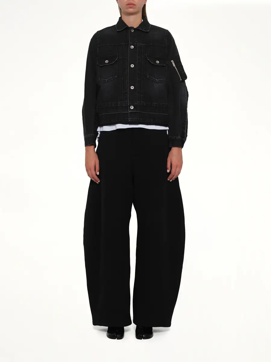 Sacai Denim x Nylon Twill Jacket | Thumbnail 7 Sacai Denim x Nylon Twill Jacket | Thumbnail 7