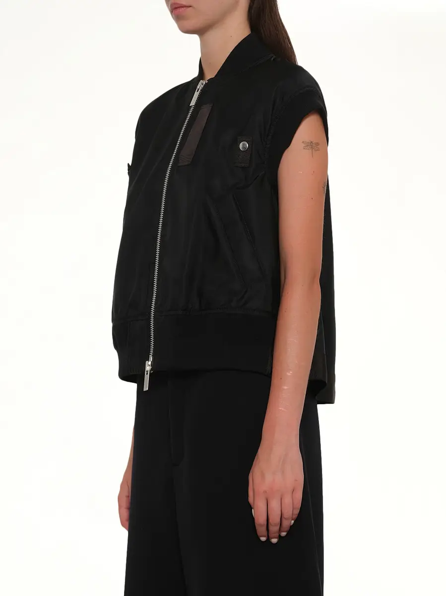 Sacai Nylon Twill Vest | Thumbnail 2 Sacai Nylon Twill Vest | Thumbnail 2