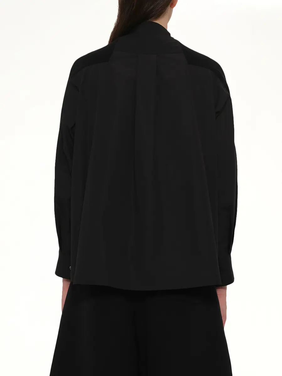 Sacai Cotton Knit x Poplin Cardigan | Thumbnail 5 Sacai Cotton Knit x Poplin Cardigan | Thumbnail 5