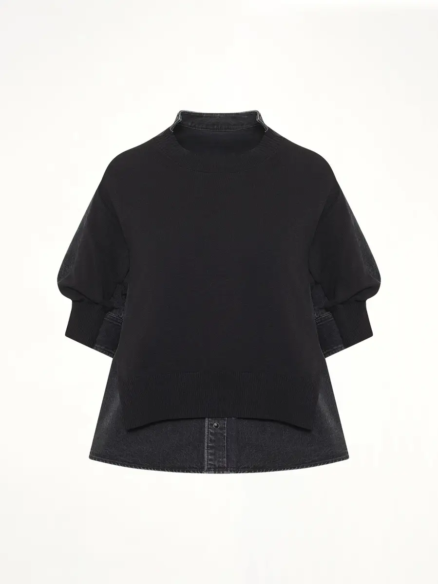 Sacai Denim x Knit Pullover | Thumbnail 3 Sacai Denim x Knit Pullover | Thumbnail 3