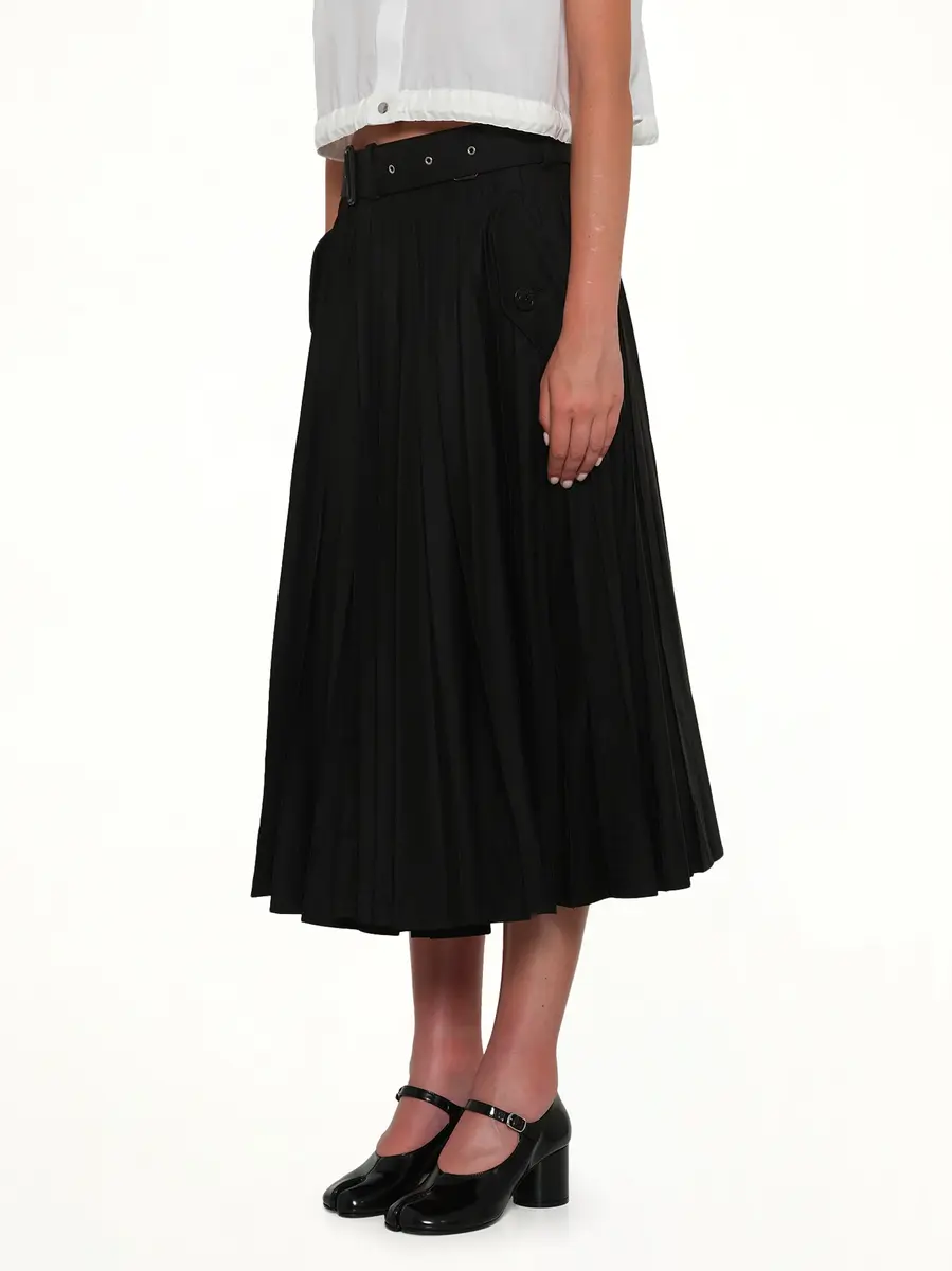 Sacai Cotton Gabardine Skirt | Thumbnail 2 Sacai Cotton Gabardine Skirt | Thumbnail 2
