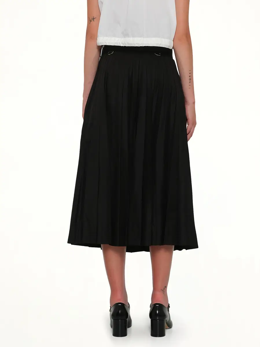 Sacai Cotton Gabardine Skirt | Thumbnail 5 Sacai Cotton Gabardine Skirt | Thumbnail 5