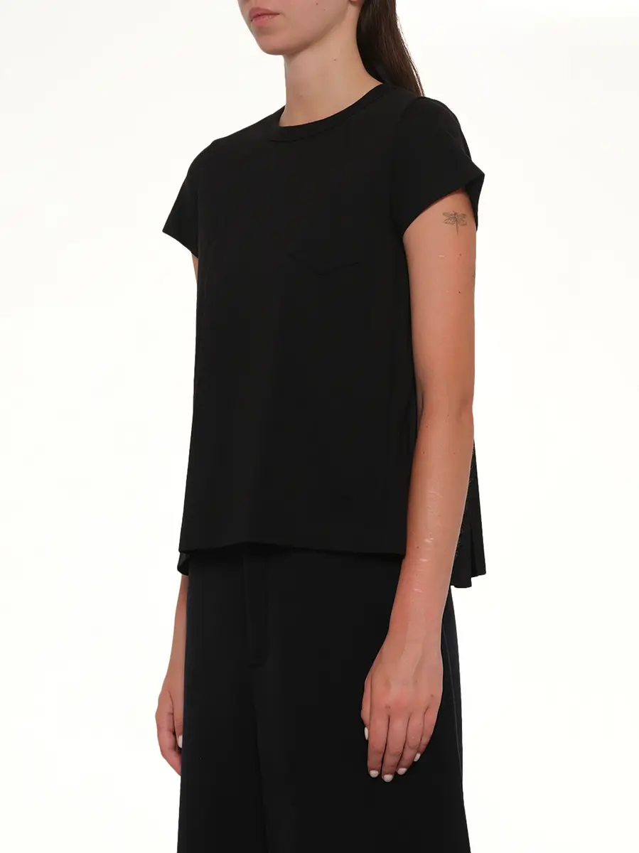Sacai Cotton Poplin x Jersey T-shirt | Thumbnail 2