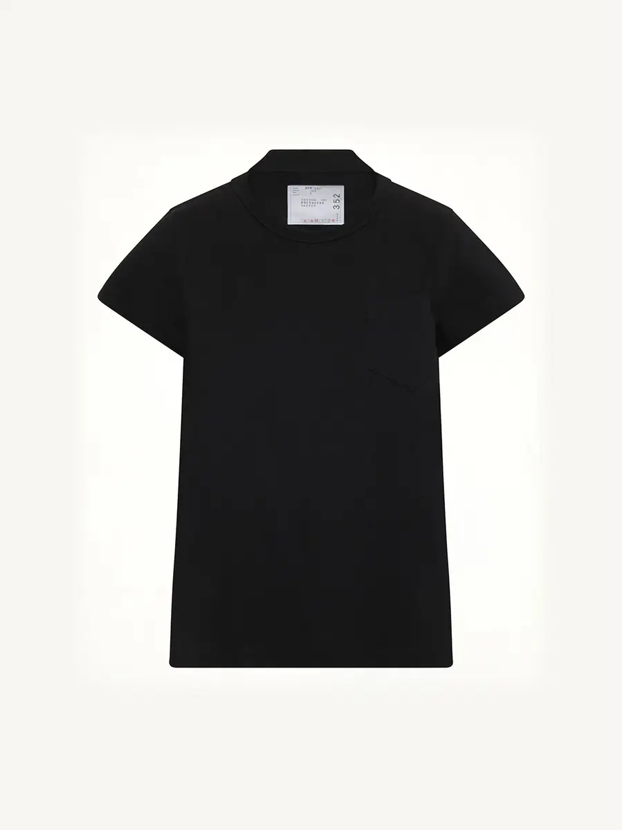 Sacai Cotton Poplin x Jersey T-shirt | Thumbnail 3