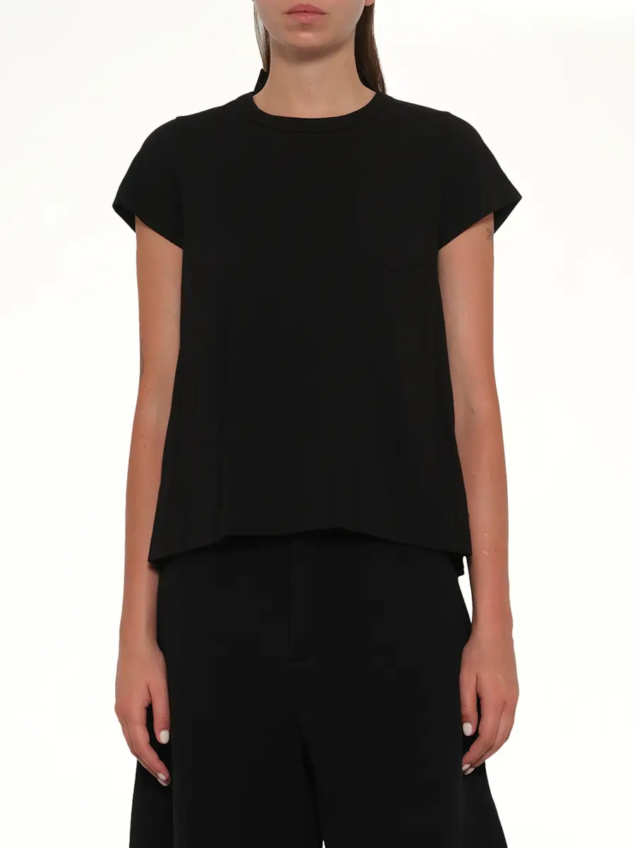 Sacai Cotton Poplin x Jersey T-shirt | Thumbnail 6