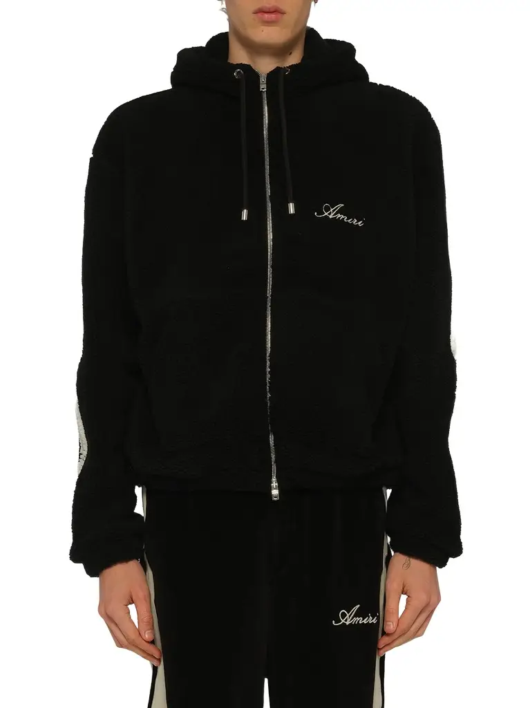 AMIRI Bones Fleece Zip Hoodie | Image 1 AMIRI Bones Fleece Zip Hoodie | Image 1