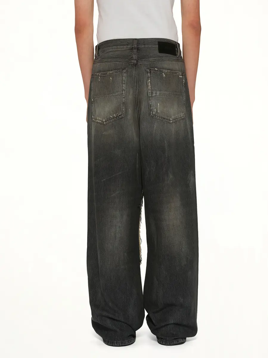 AMIRI Carpenter Repaired Baggy Jean in Crafted Black | Thumbnail 5 AMIRI Carpenter Repaired Baggy Jean in Crafted Black | Thumbnail 5